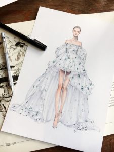 Vẽ người mẫu thời trang: các bước phác thảo quần áo và phụ kiện hình ảnh 2