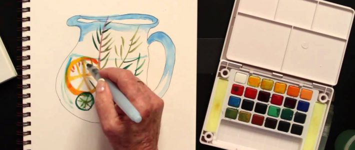 Học kỹ thuật vẽ màu nước cùng Paint Corner