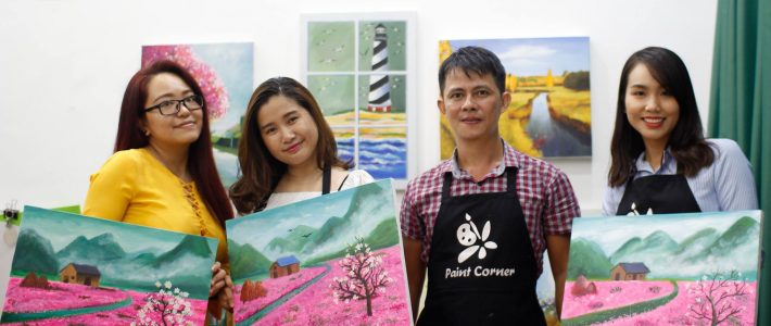 Paint Corner và lớp học vẽ cơ bản ở Hà Nội